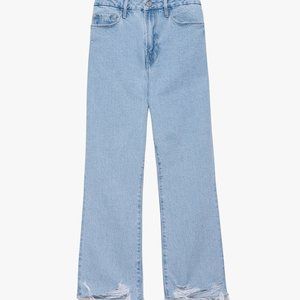 Frame Le Crop Mini Boot Fray Hem